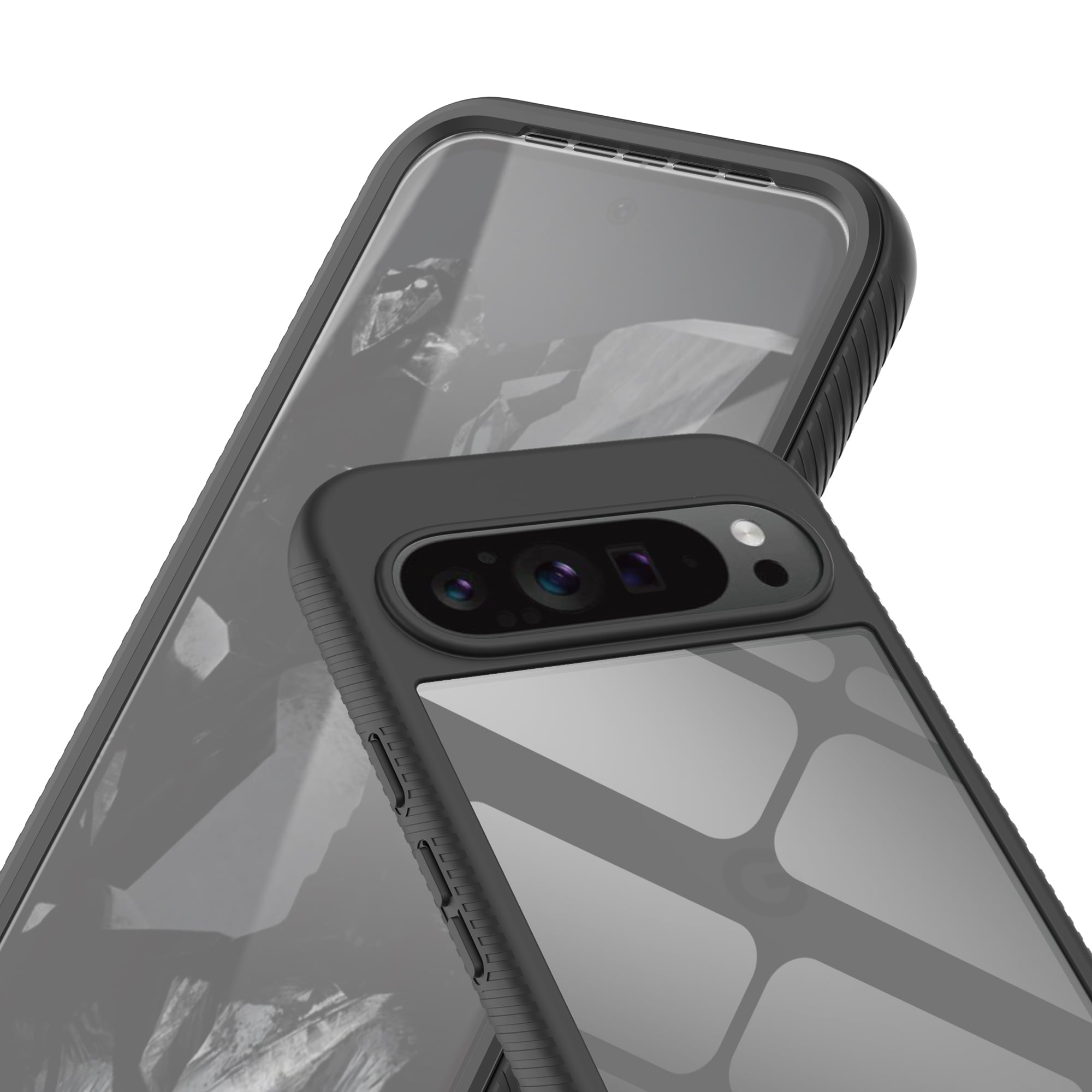 Google Pixel 9 Pro XL Mobilskal Full Protection, Svart