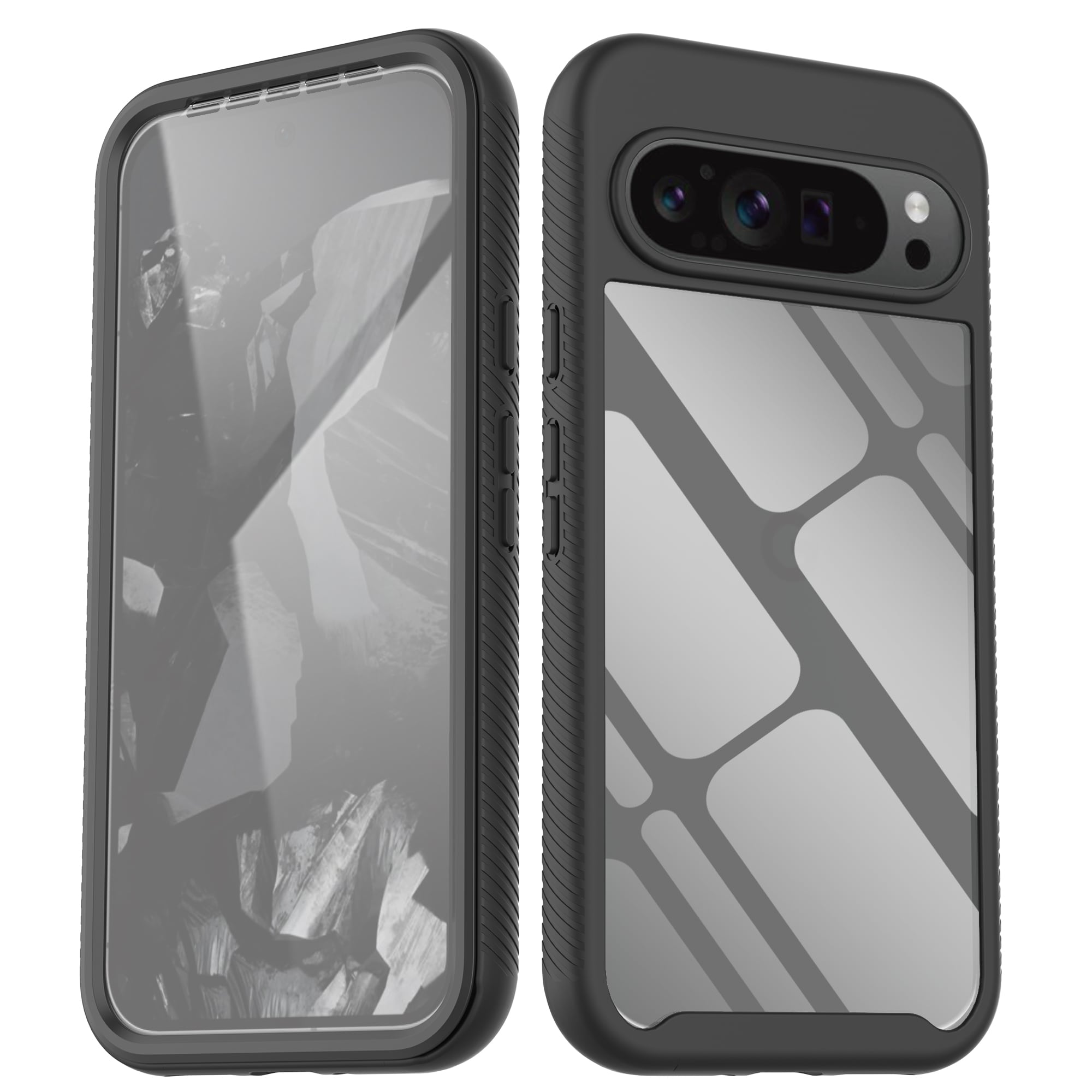 Google Pixel 9 Pro XL Mobilskal Full Protection, Svart