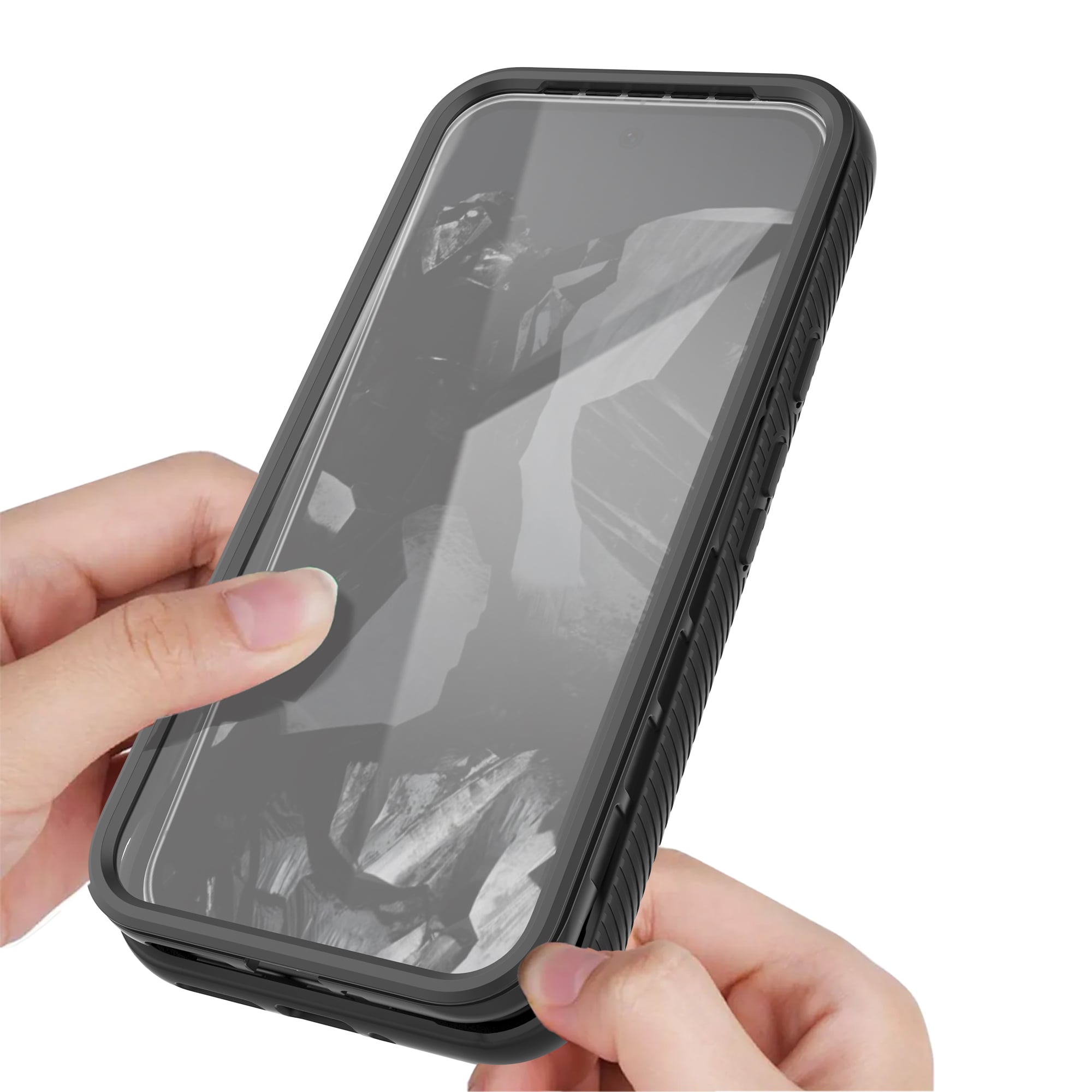 Google Pixel 9 Pro XL Mobilskal Full Protection, Svart