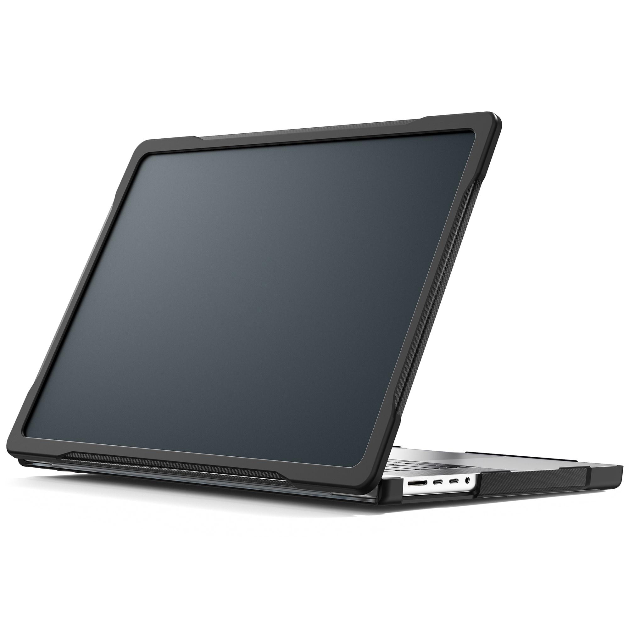 Apple MacBook Pro 16 2021 Stöttåligt Hybrid-skal Svart