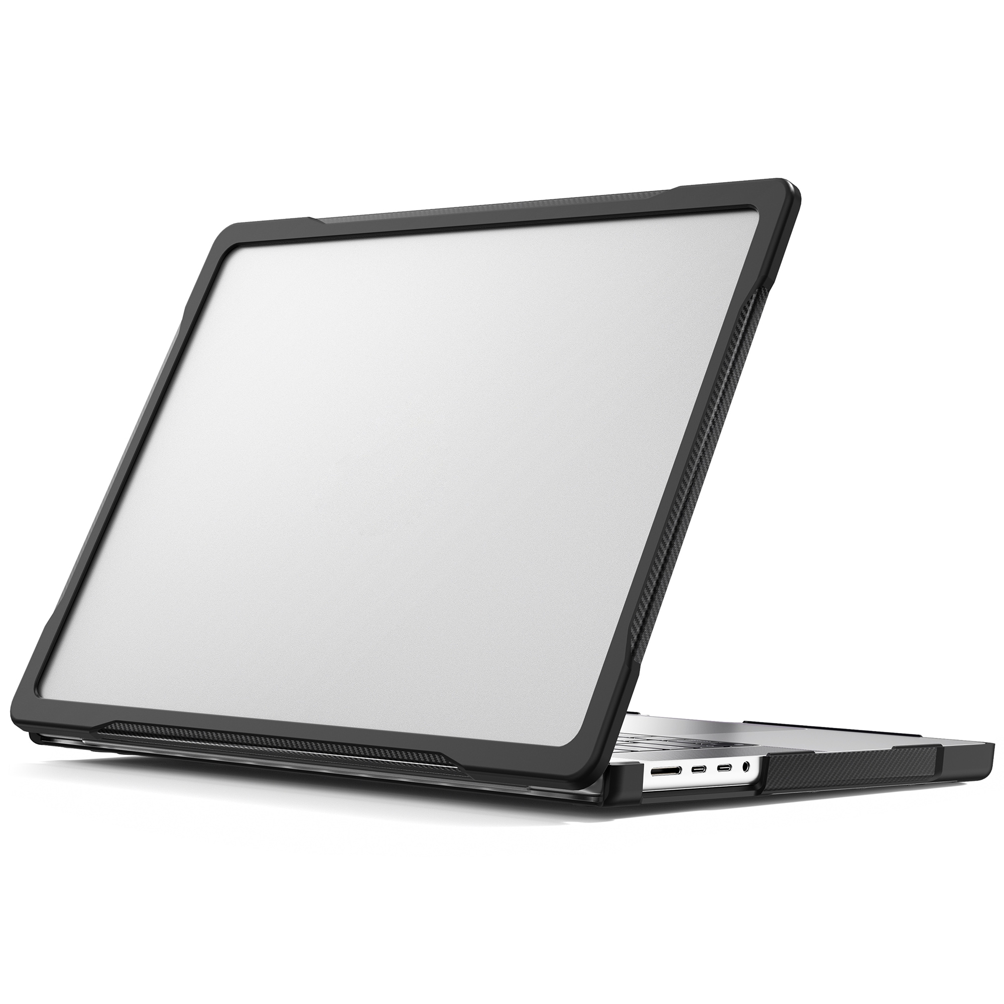 Apple MacBook Pro 16 2021 Stöttåligt Hybrid-skal Genomskinlig