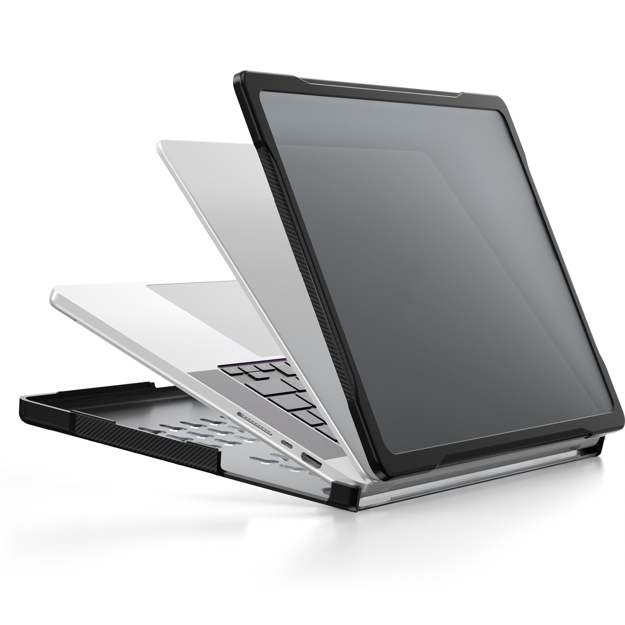 Apple MacBook Pro 14 2021 Stöttåligt Hybrid-skal Svart