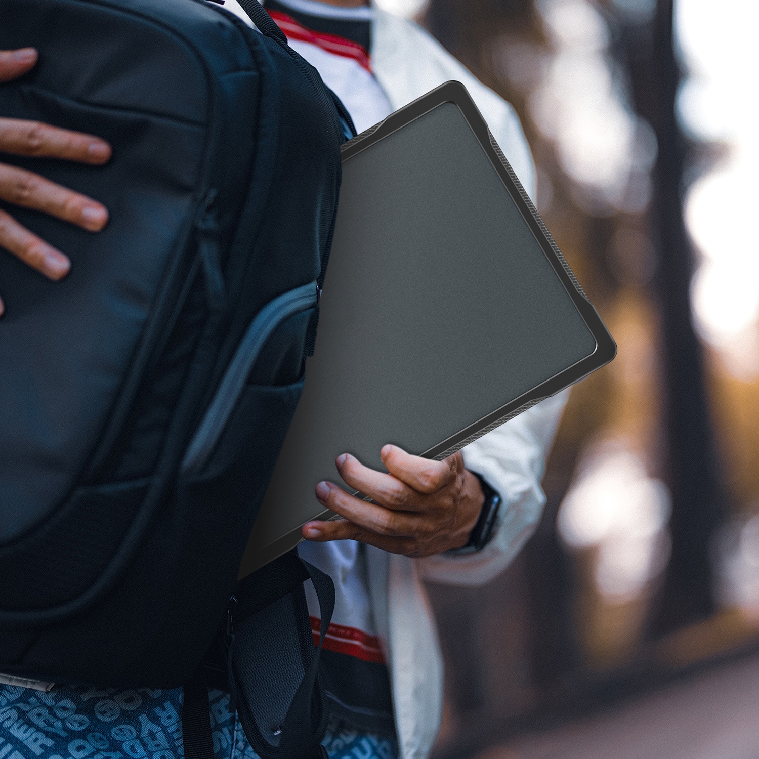 Apple MacBook Pro 14 2021 Stöttåligt Hybrid-skal Svart