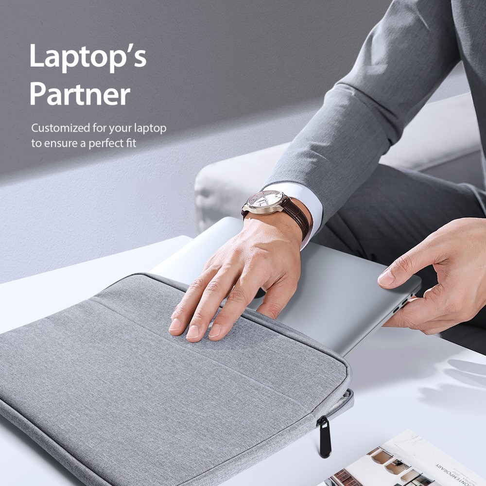 Datorfodral till 13,9" laptop, grå