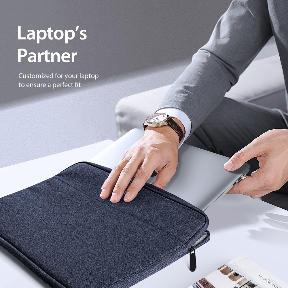 Datorfodral till 13,9" laptop, Navy