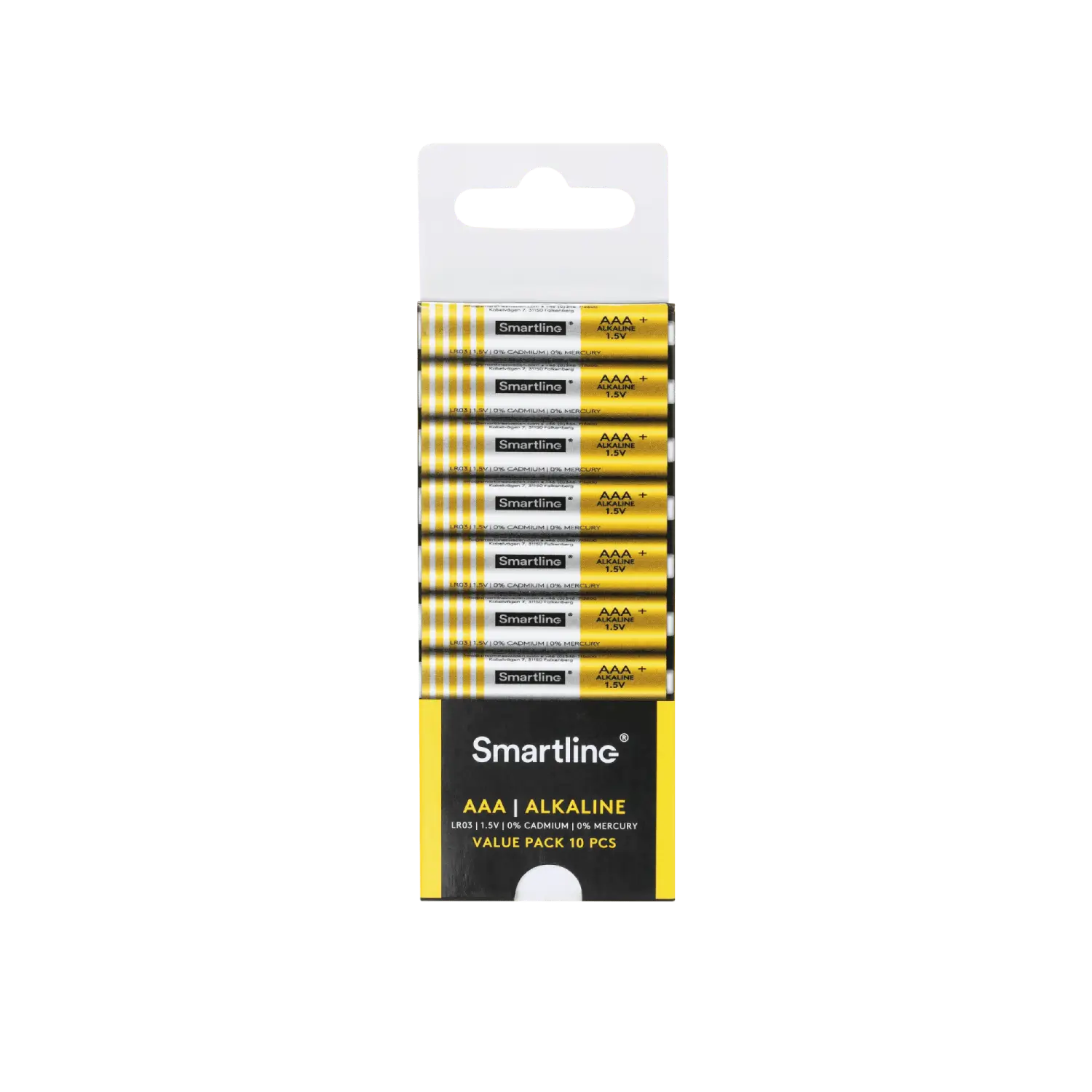 10-pack Alkaliska AAA-batteri LR03