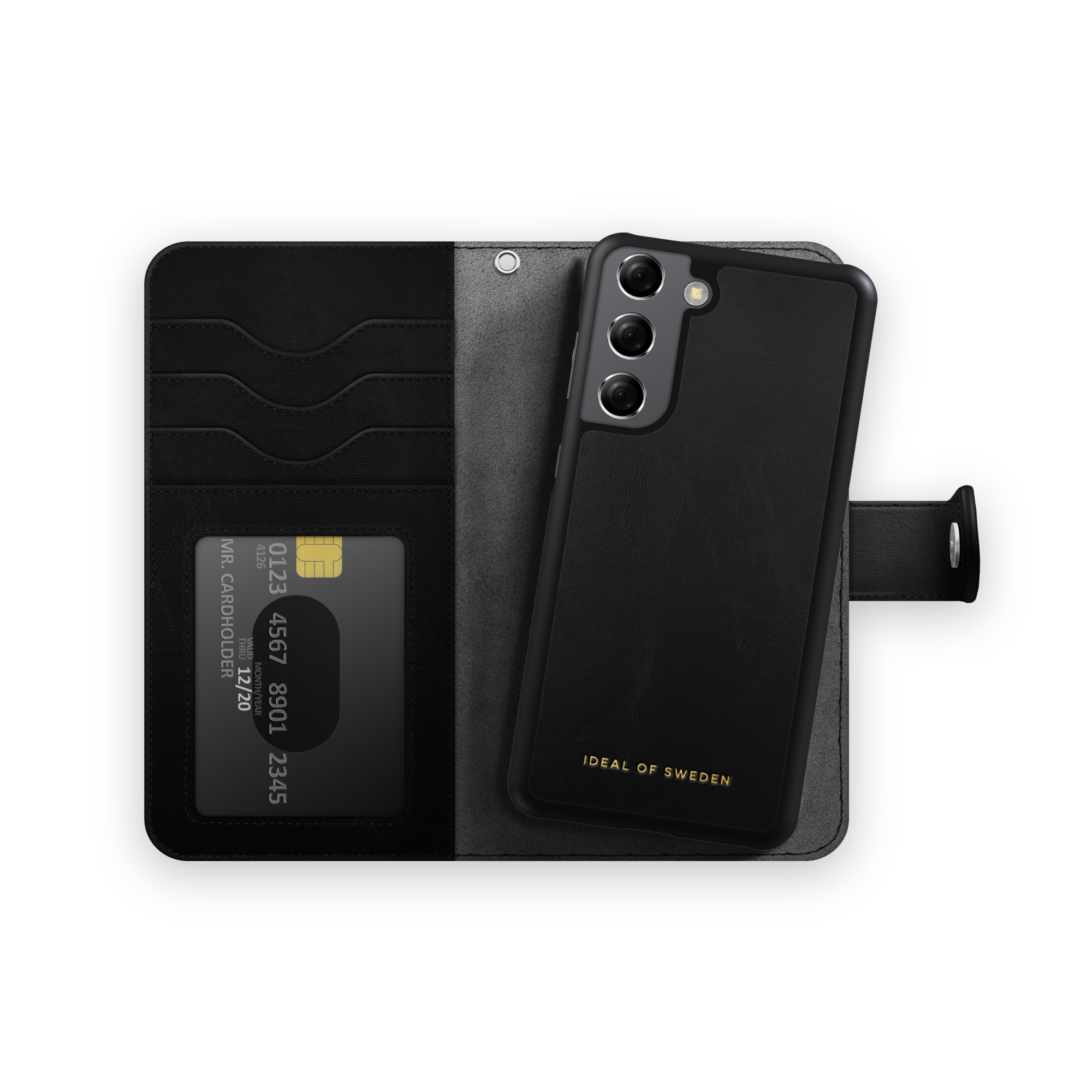 Samsung Galaxy S23 Plånboksfodral Magnet Wallet+, svart