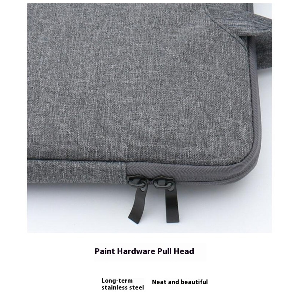 Datorfodral med handtag till 15,6" laptop, Mørk grå