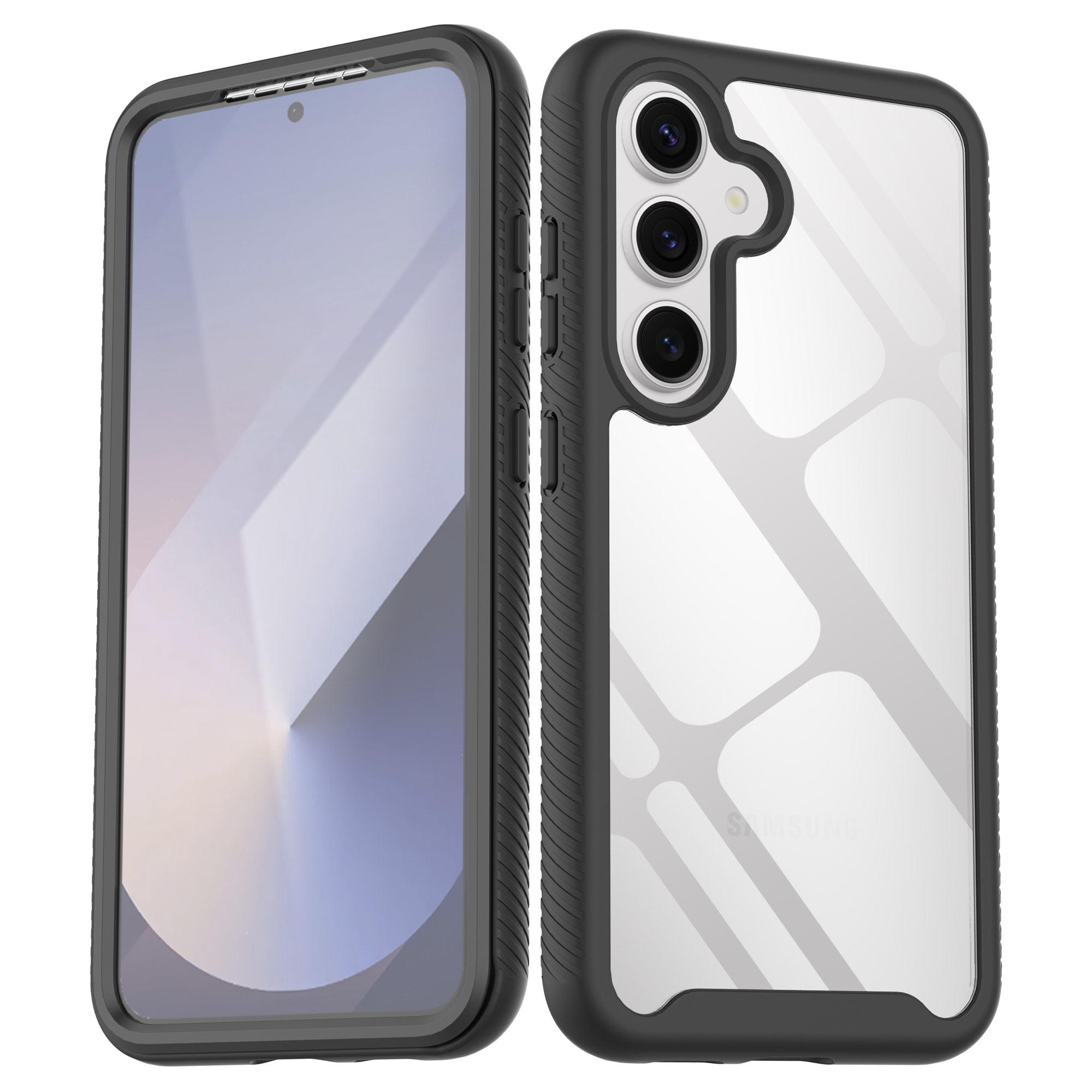 Samsung Galaxy S25 Mobilskal Full Protection, Svart