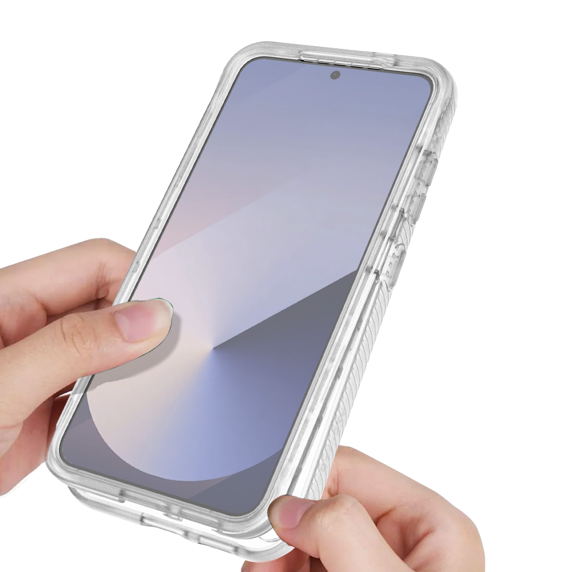 Samsung Galaxy S25 Mobilskal Full Protection, Genomskinlig