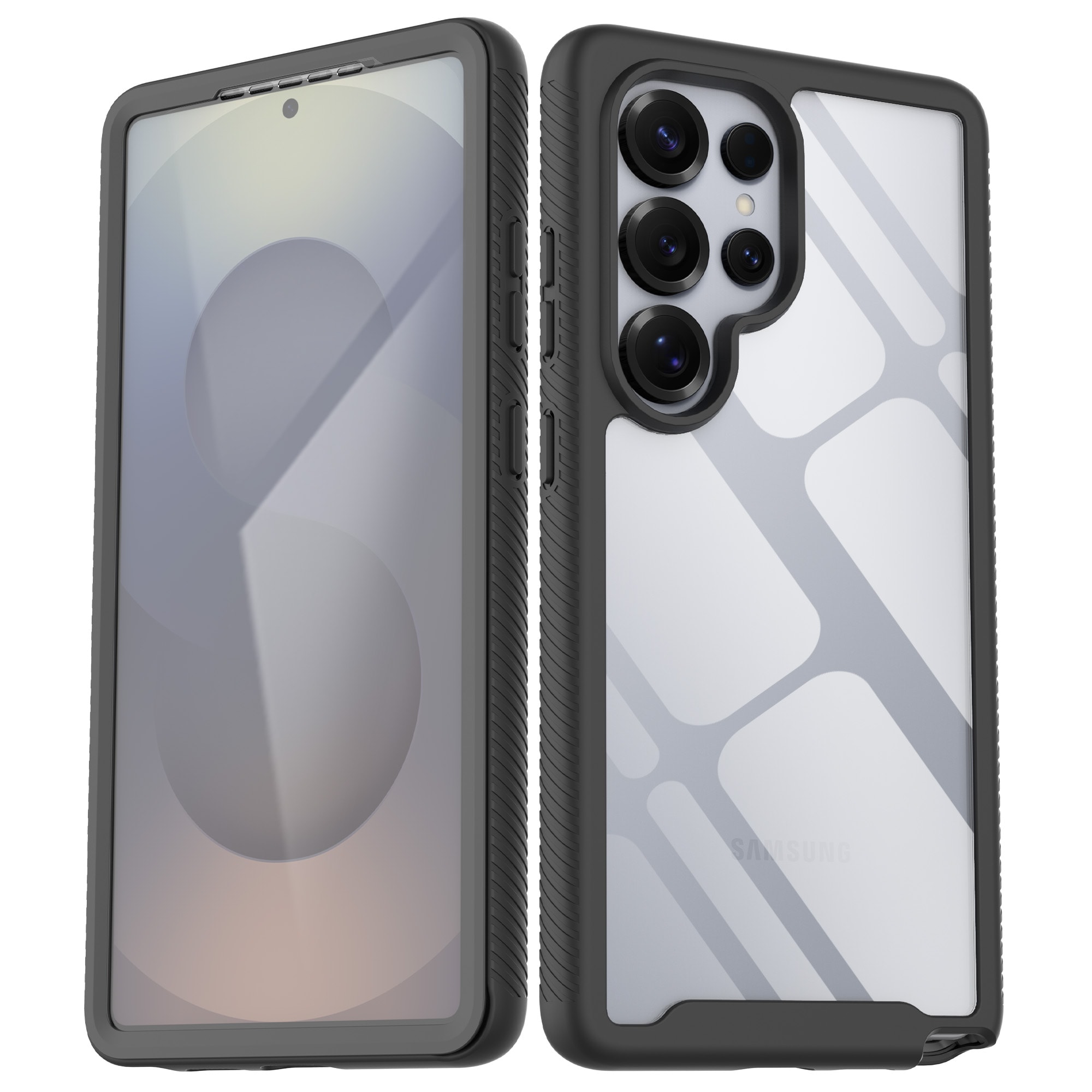 Samsung Galaxy S25 Ultra Mobilskal Full Protection, Svart