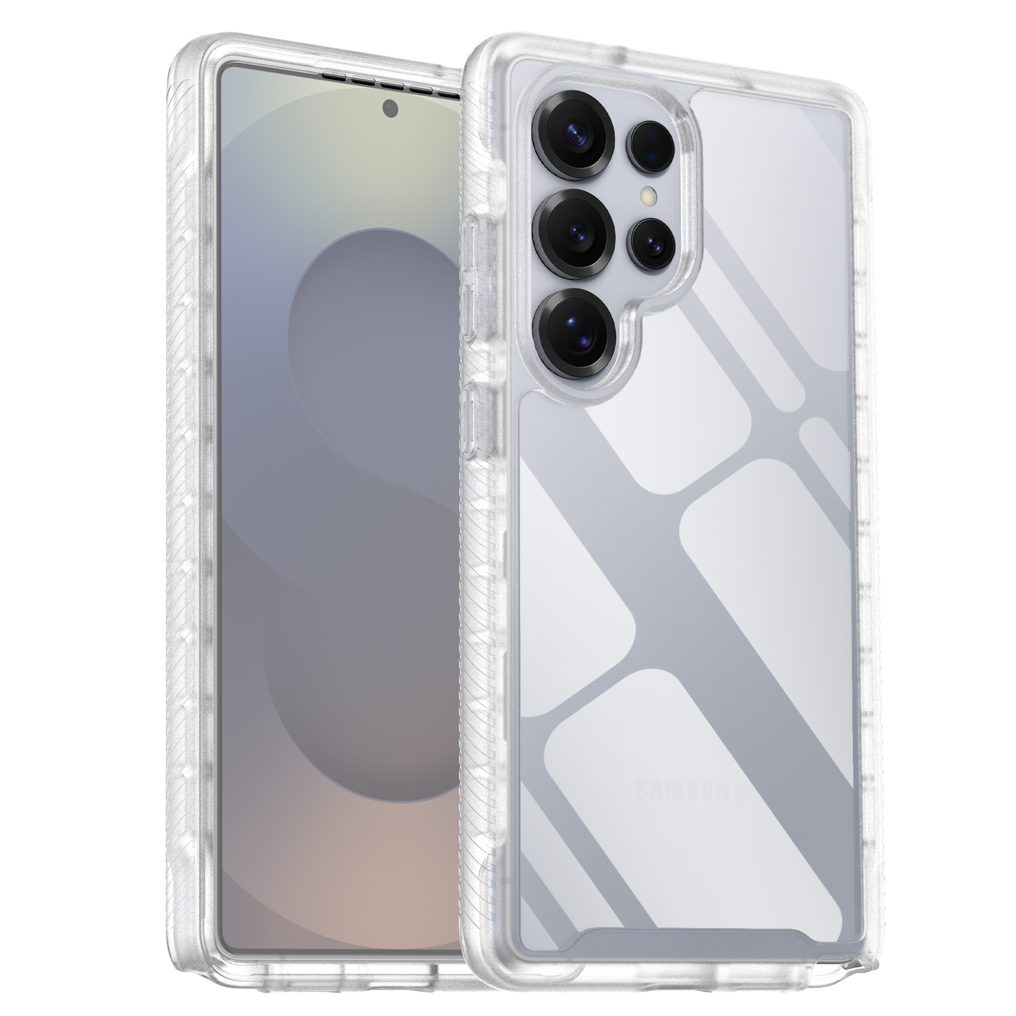 Samsung Galaxy S25 Ultra Mobilskal Full Protection, Genomskinlig