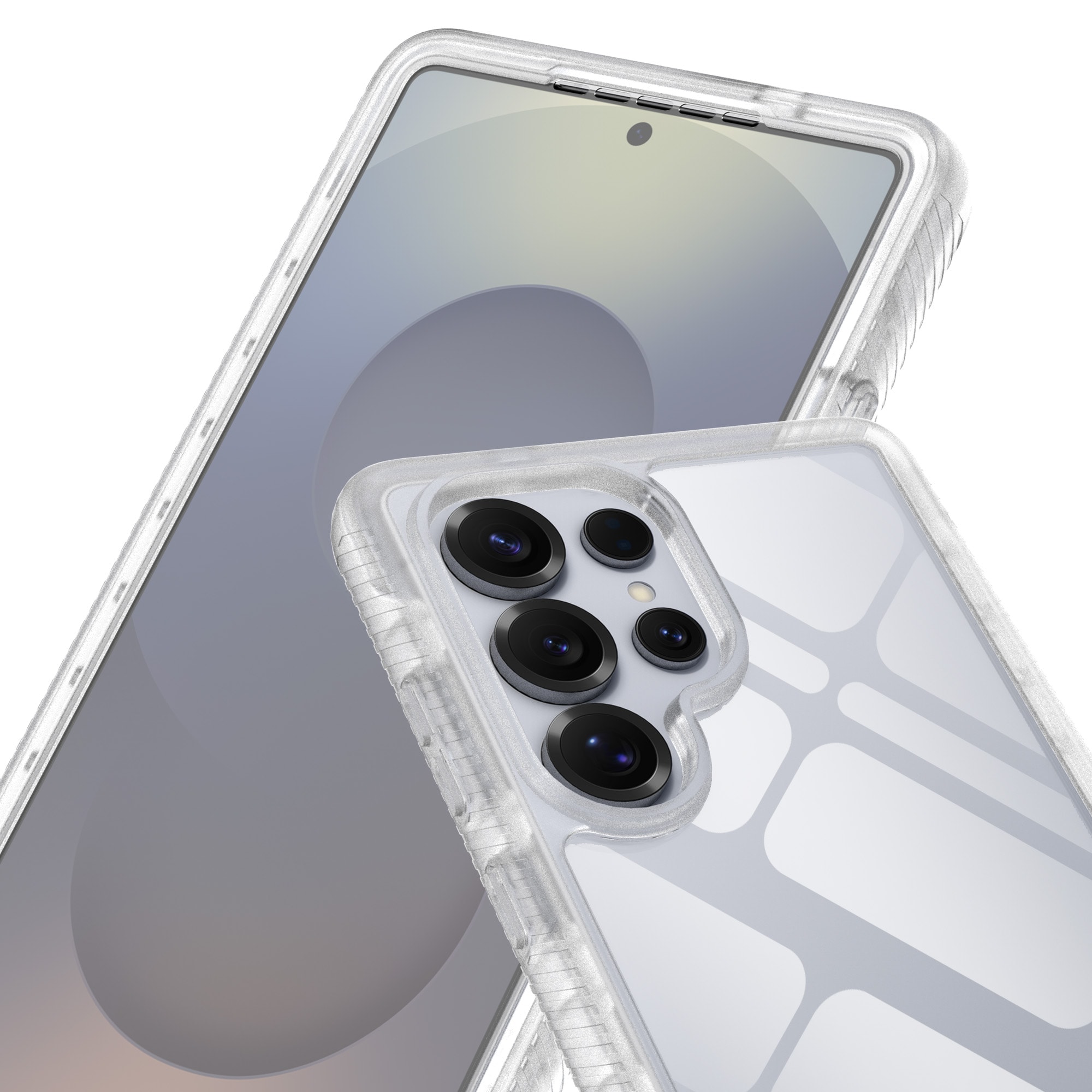 Samsung Galaxy S25 Ultra Mobilskal Full Protection, Genomskinlig