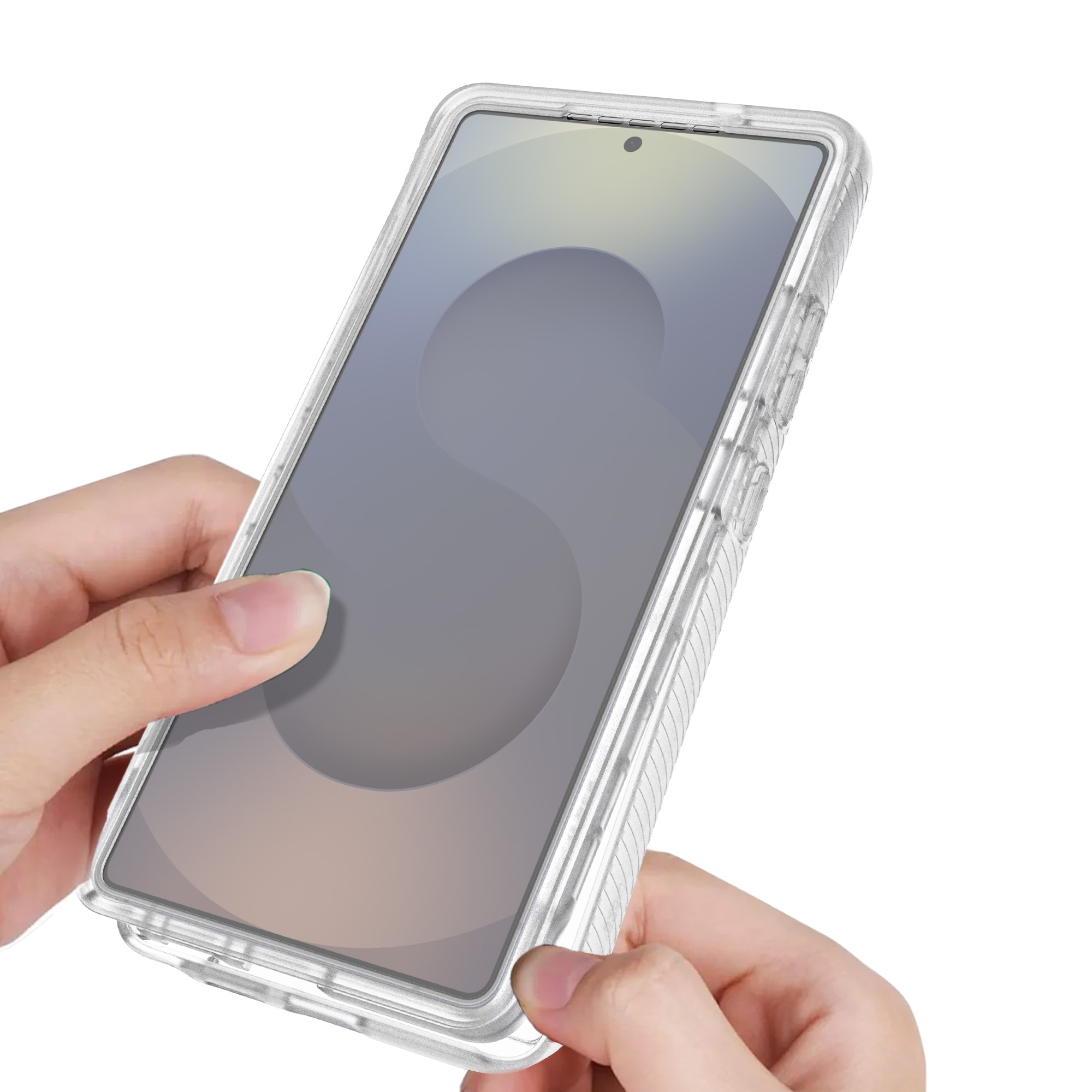 Samsung Galaxy S25 Ultra Mobilskal Full Protection, Genomskinlig