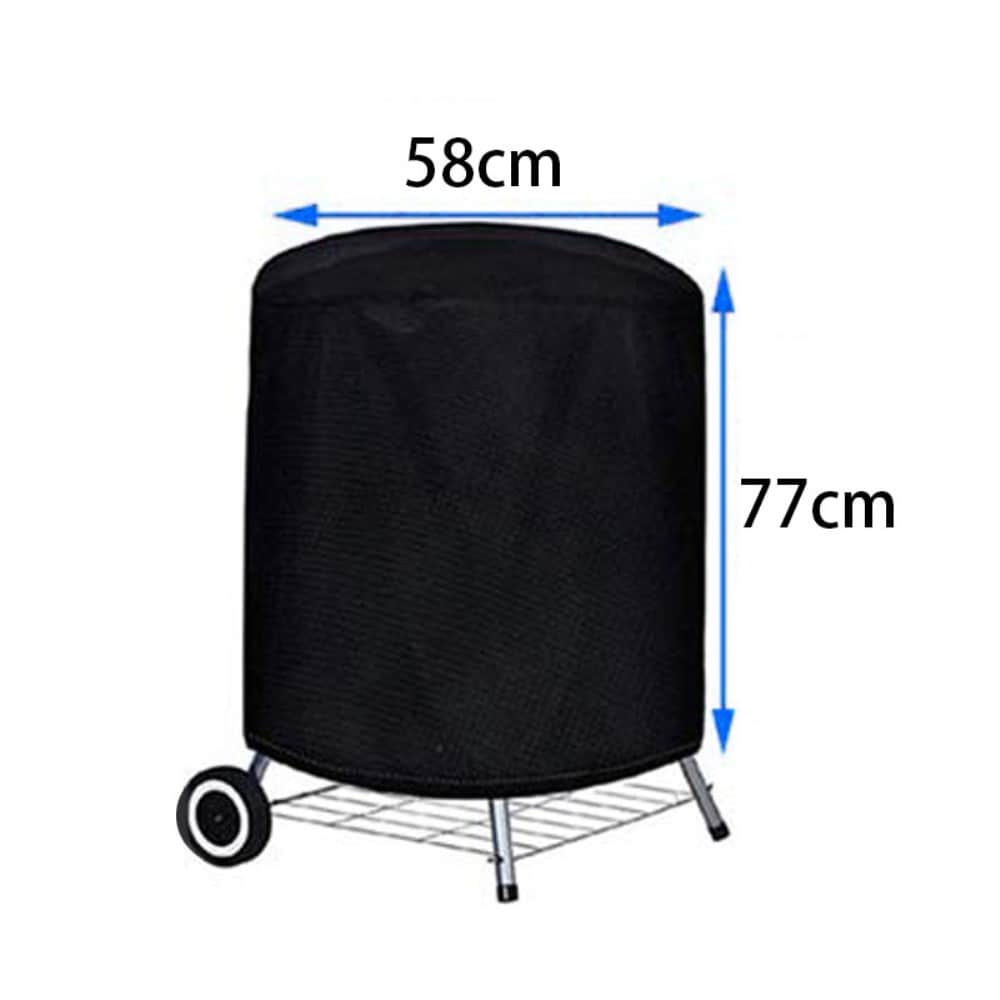 Vattenavisande runt grillöverdrag 58cm, svart