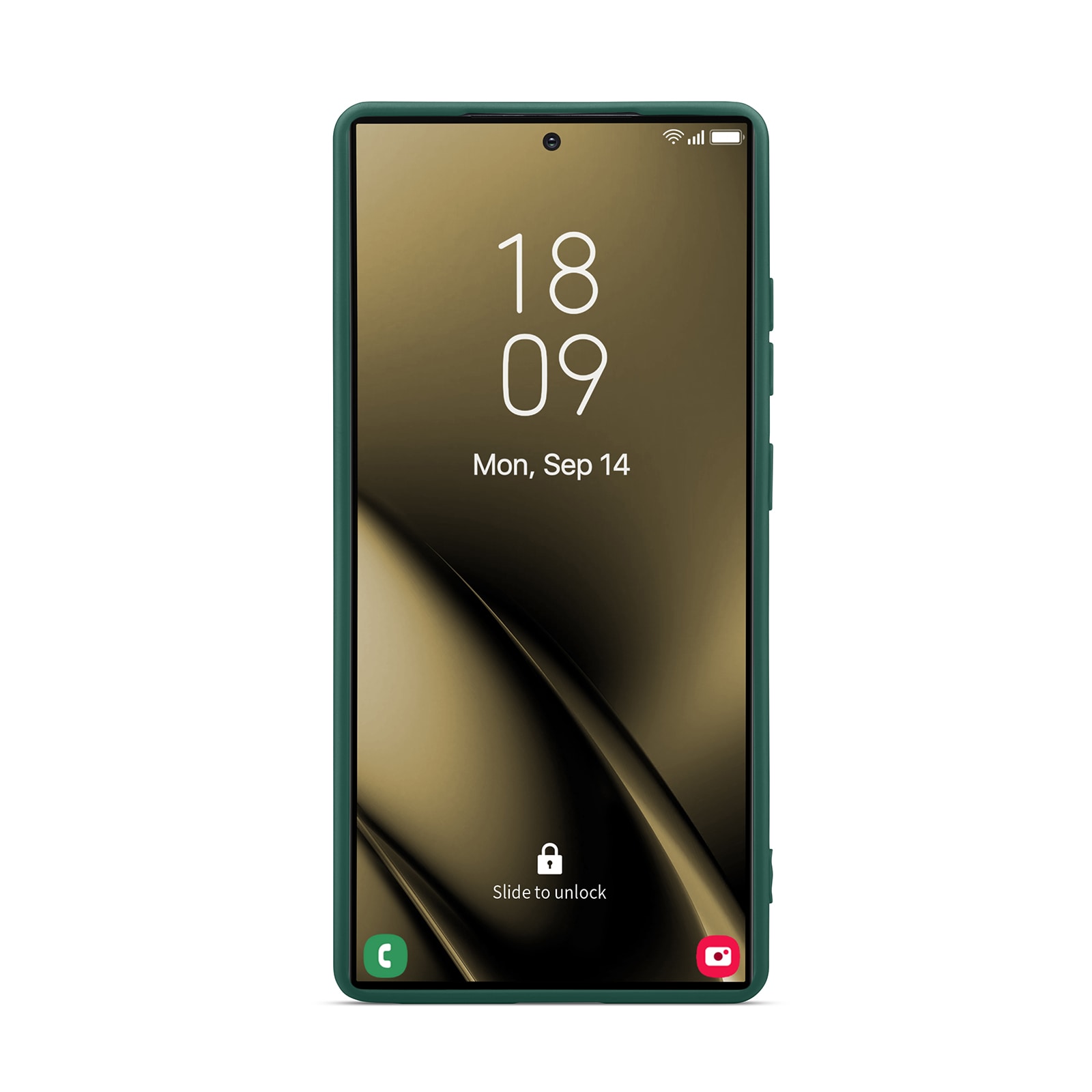 Samsung Galaxy S25 Ultra Mobilskal i TPU, Mörkgrön