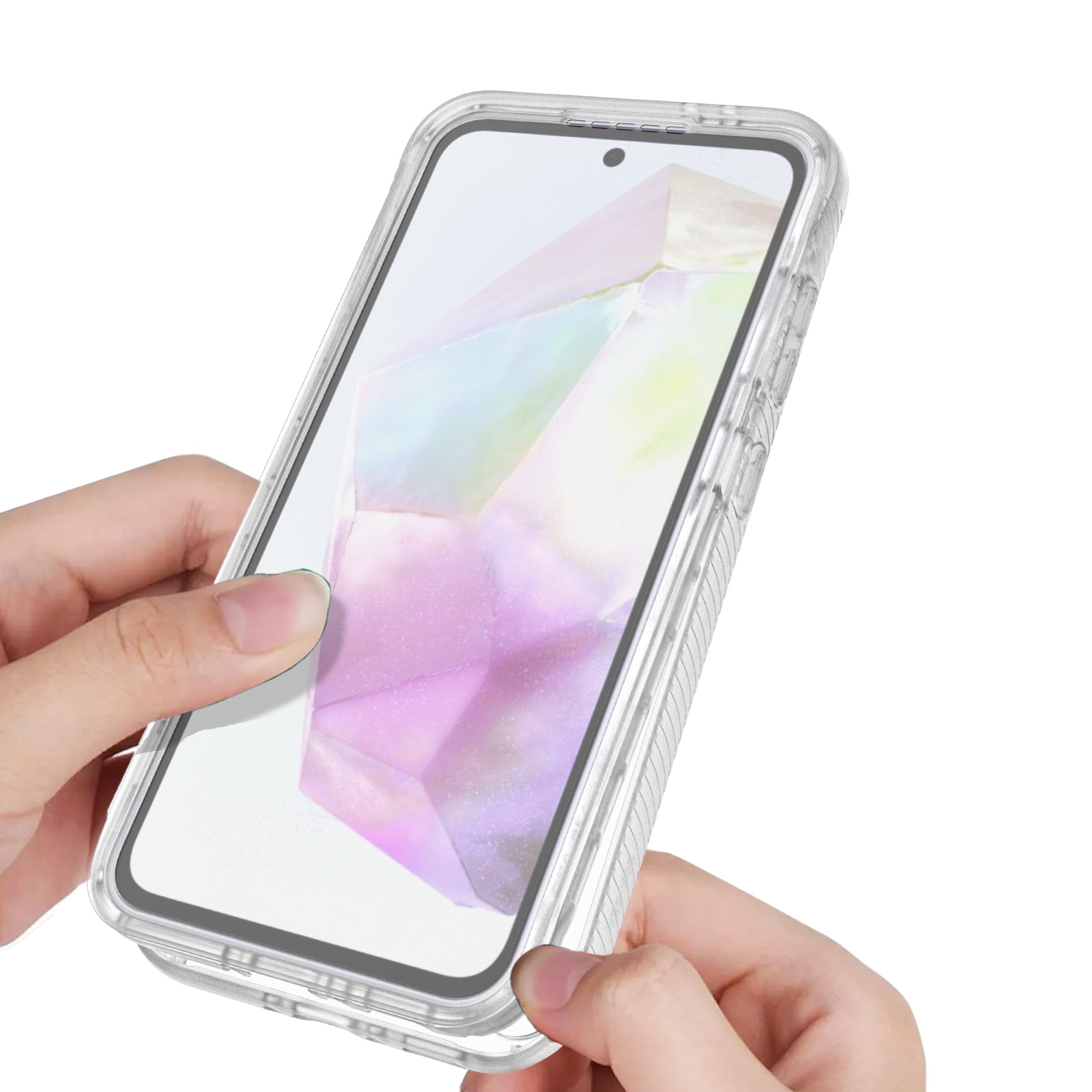 Samsung Galaxy A56 Mobilskal Full Protection, Genomskinlig