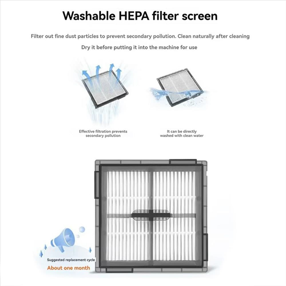 HEPA-filter - passar till  Roborock Q10 VF