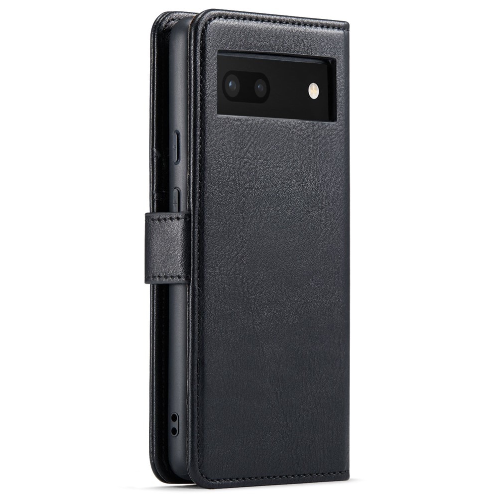 Google Pixel 6a Plånboksfodral med avtagbart skal, Black