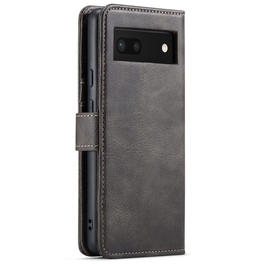 Google Pixel 6a Plånboksfodral med avtagbart skal, Brown