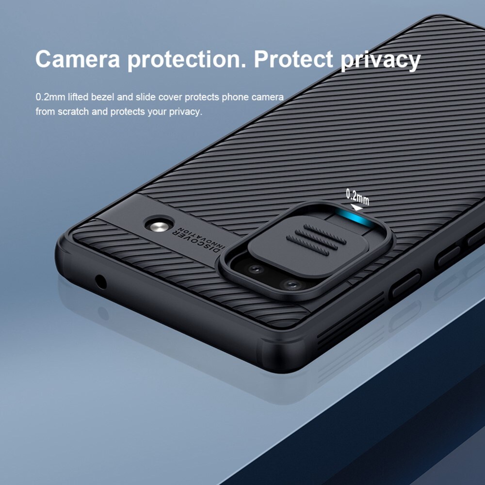Google Pixel 6a Skal med kameraskydd - CamShield, Svart