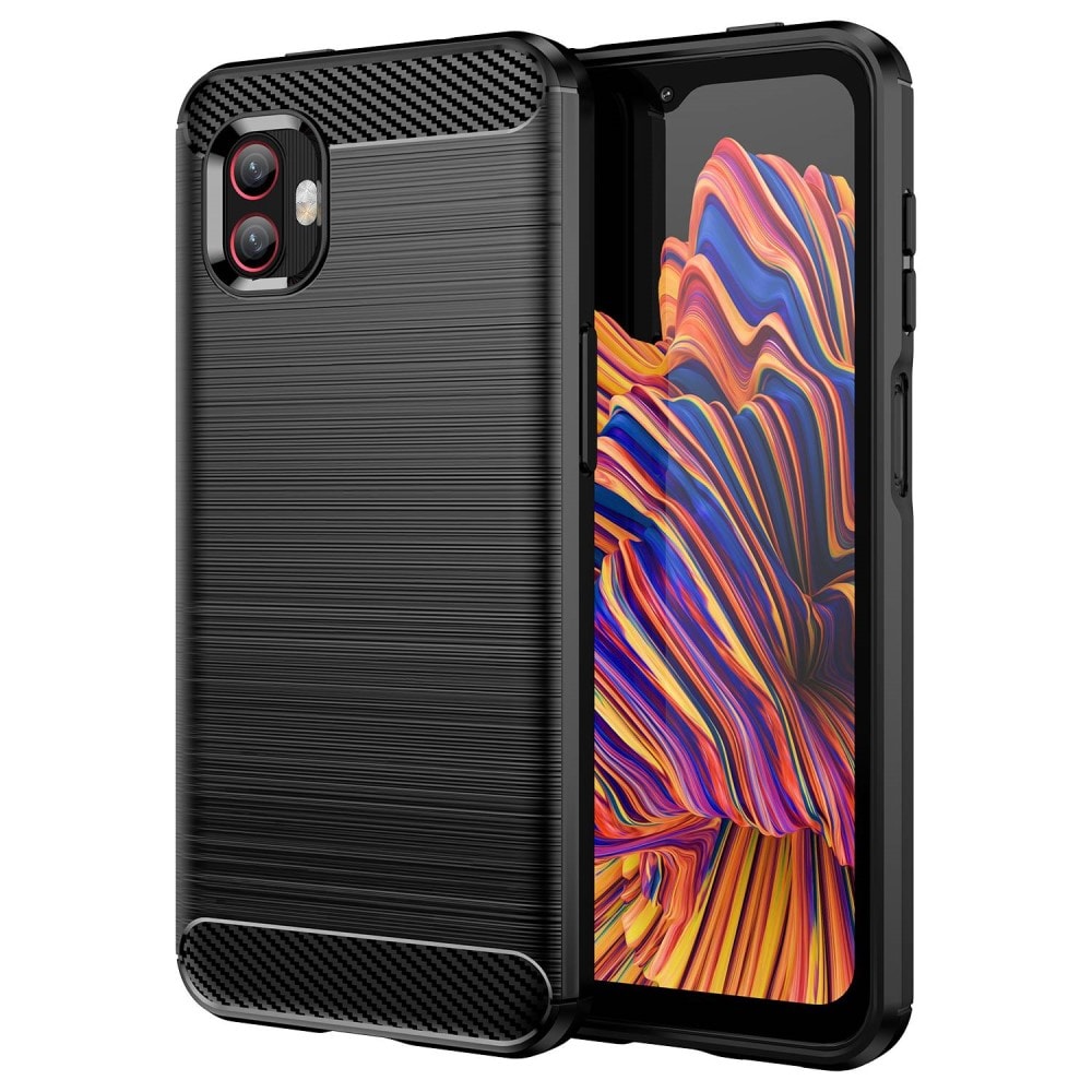 Samsung Galaxy Xcover 6 Pro TPU-skal Brushed, Svart