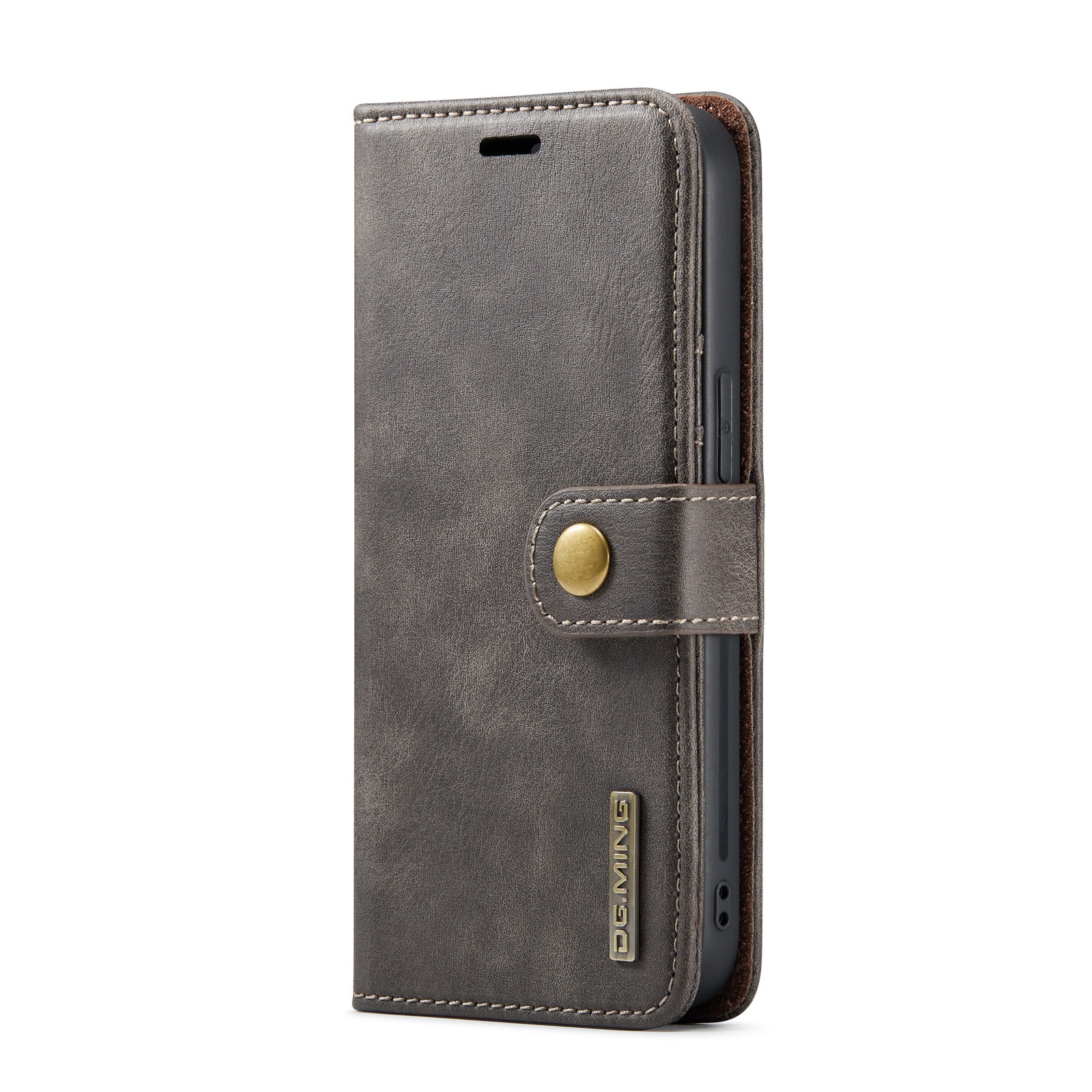 iPhone 14 Pro Max Plånboksfodral med avtagbart skal, brun