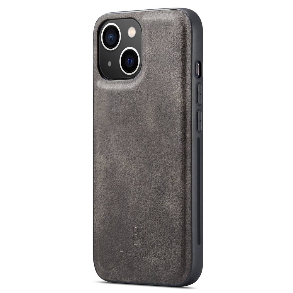 iPhone 14 Plus Plånboksfodral med avtagbart skal, Brown