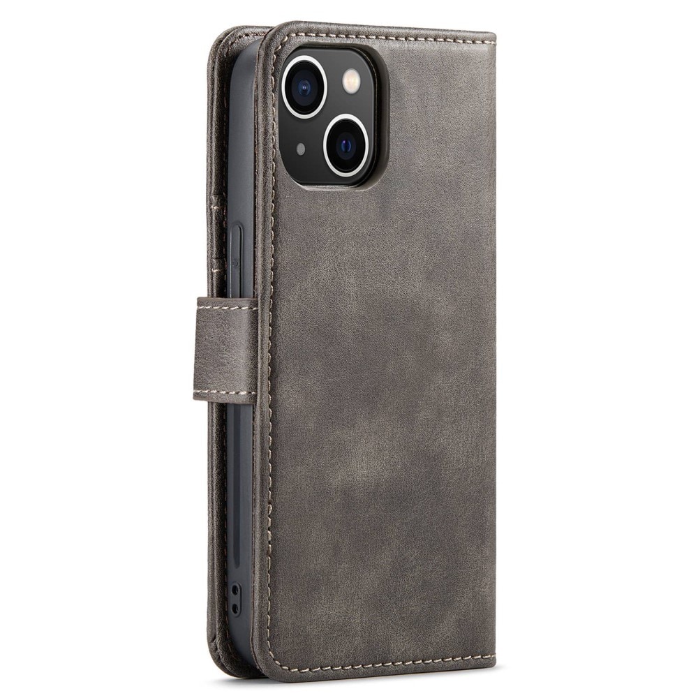 iPhone 14 Plus Plånboksfodral med avtagbart skal, Brown