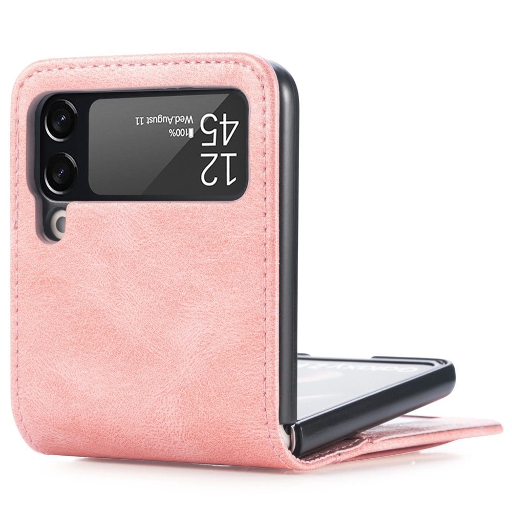 Samsung Galaxy Z Flip 4 Enkelt mobilfodral, rosa