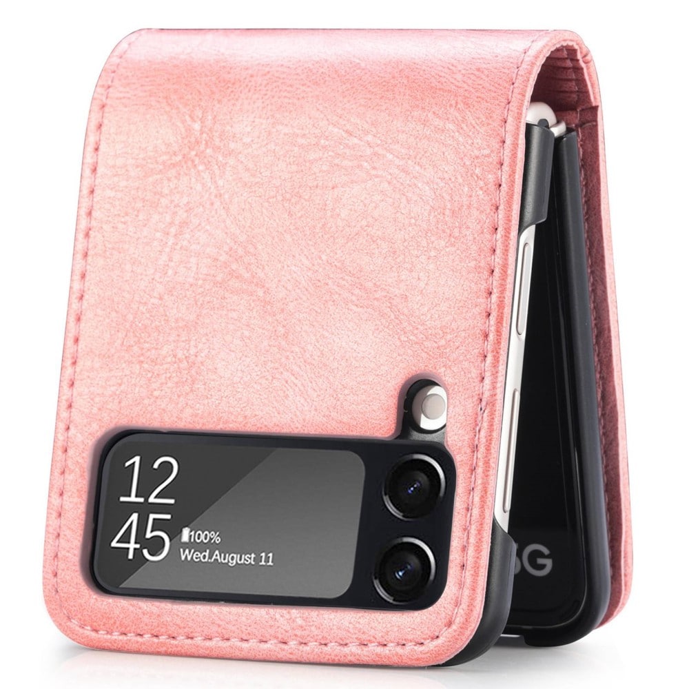 Samsung Galaxy Z Flip 4 Enkelt mobilfodral, rosa