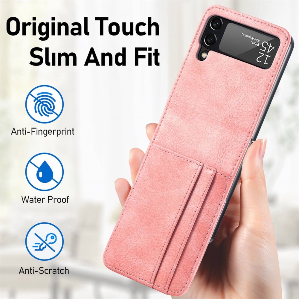 Samsung Galaxy Z Flip 4 Enkelt mobilfodral, rosa
