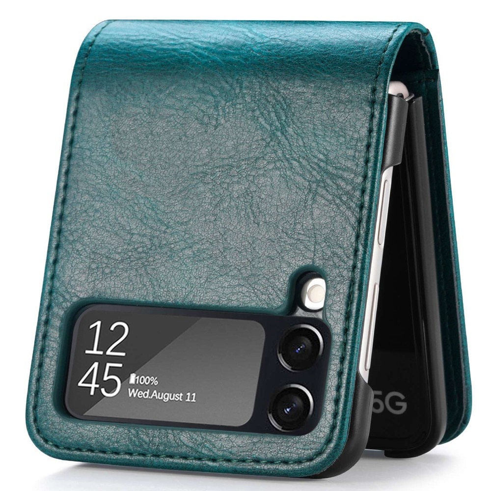Samsung Galaxy Z Flip 4 Enkelt mobilfodral, grön