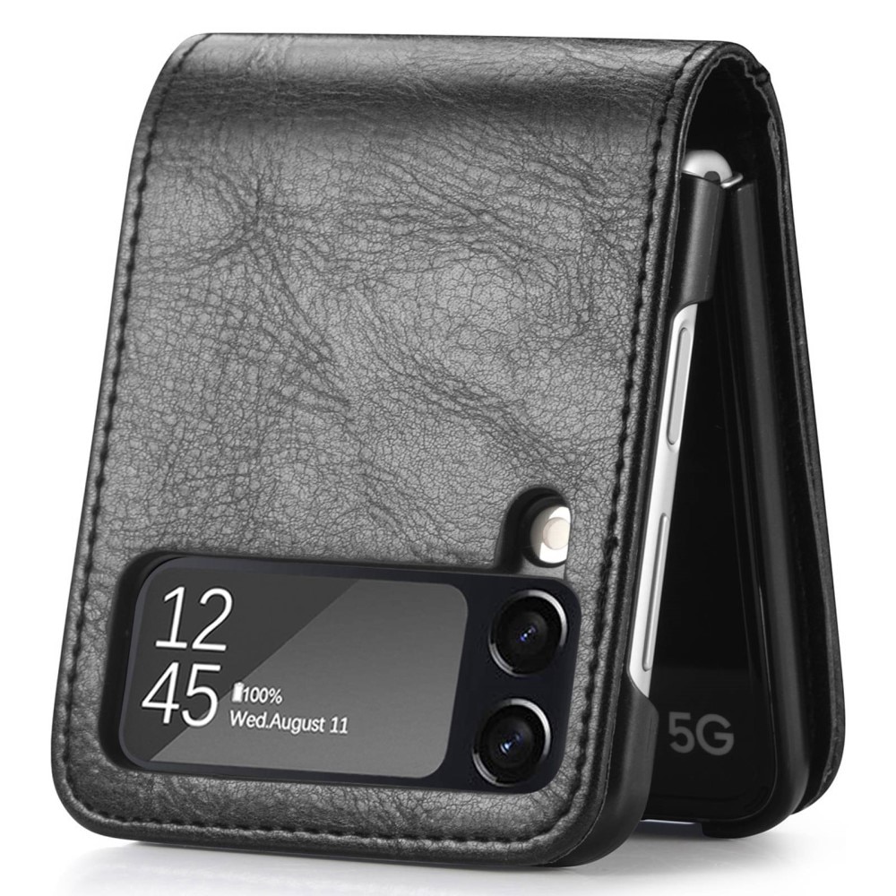 Samsung Galaxy Z Flip 4 Enkelt mobilfodral, svart