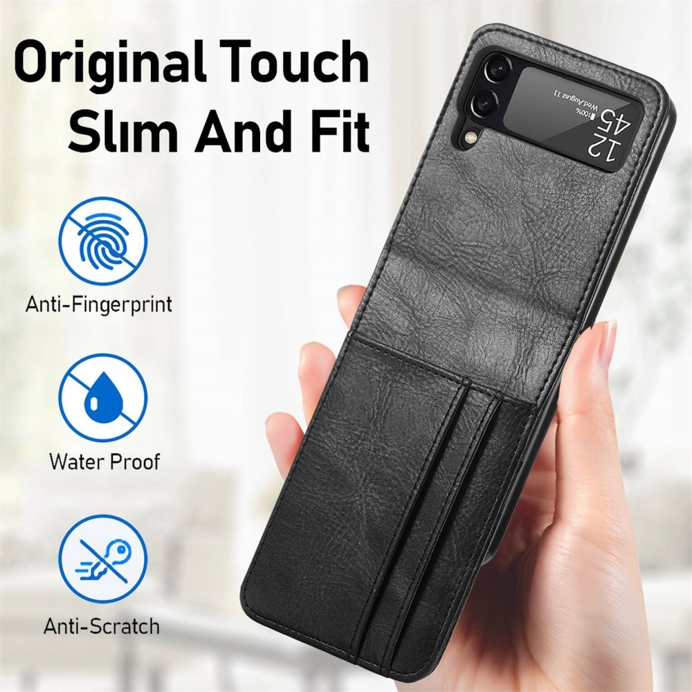 Samsung Galaxy Z Flip 4 Enkelt mobilfodral, svart