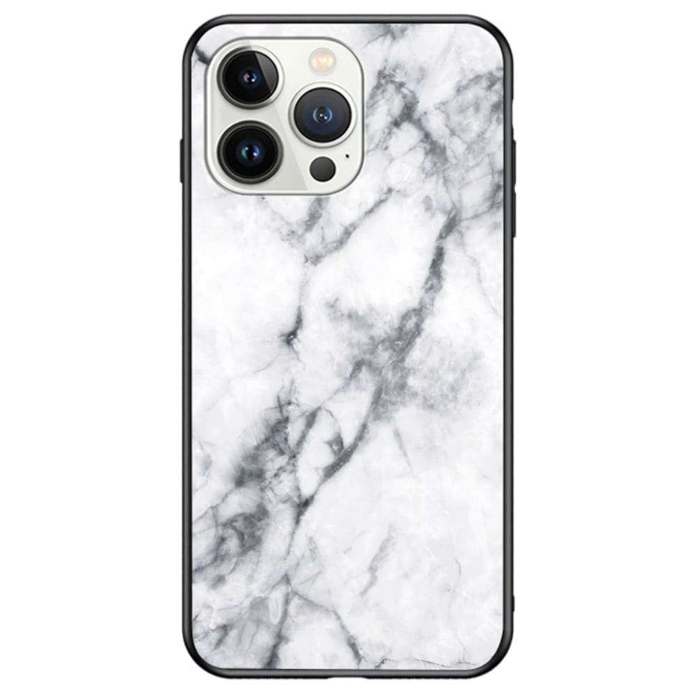 iPhone 14 Pro Max Mobilskal med baksida av glas, Flerfärgad/Mönster