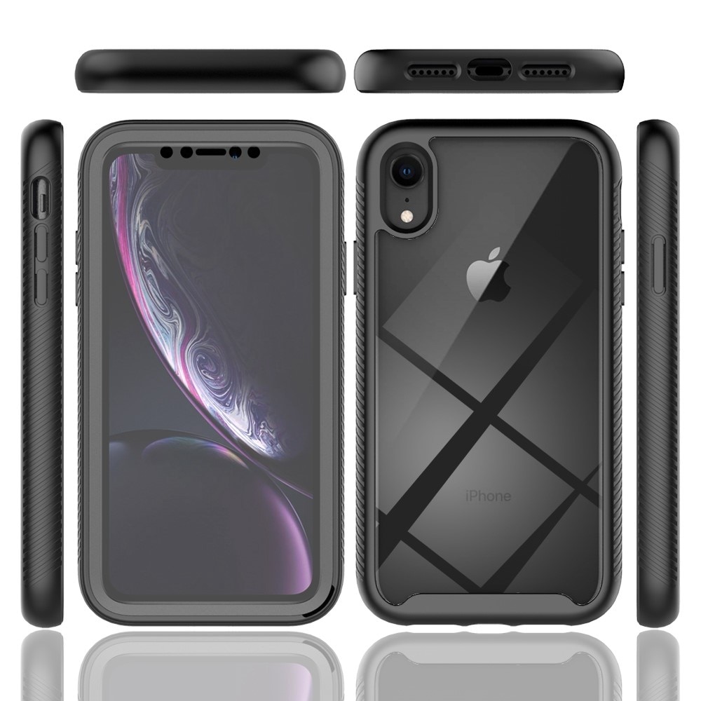 iPhone XR Mobilskal Full Protection, svart