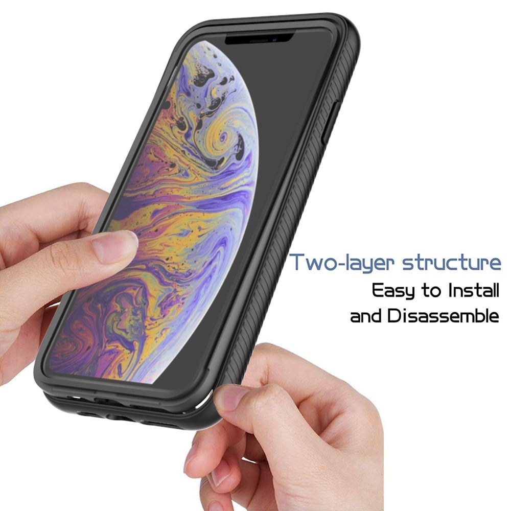 iPhone Xs Max Mobilskal Full Protection, Svart
