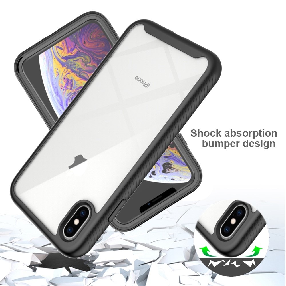 iPhone Xs Max Mobilskal Full Protection, Svart