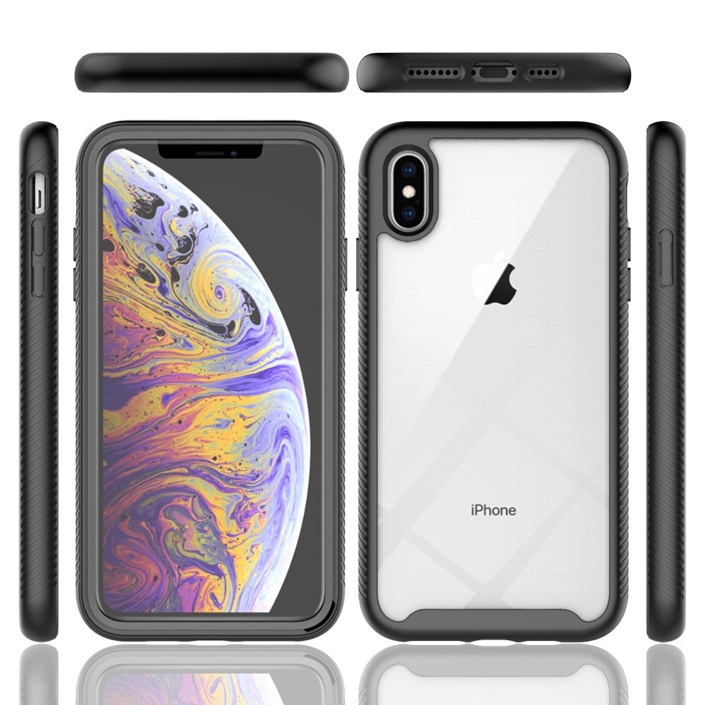 iPhone Xs Max Mobilskal Full Protection, Svart