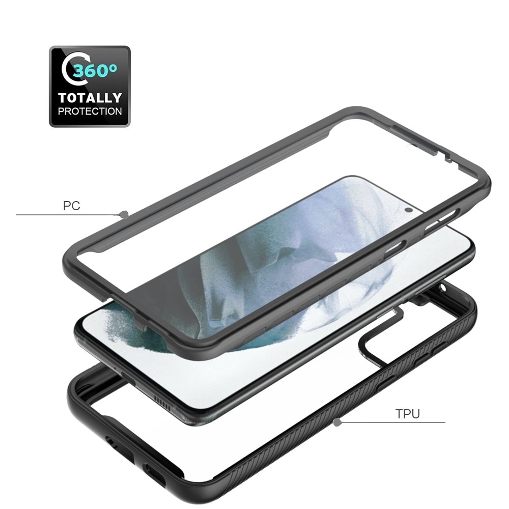 Samsung Galaxy S21 Mobilskal Full Protection, svart