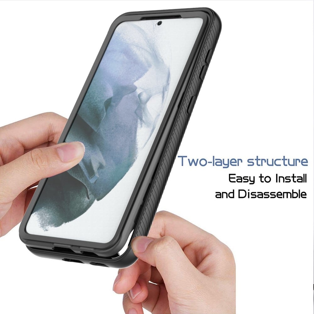 Samsung Galaxy S21 Plus Mobilskal Full Protection, Svart