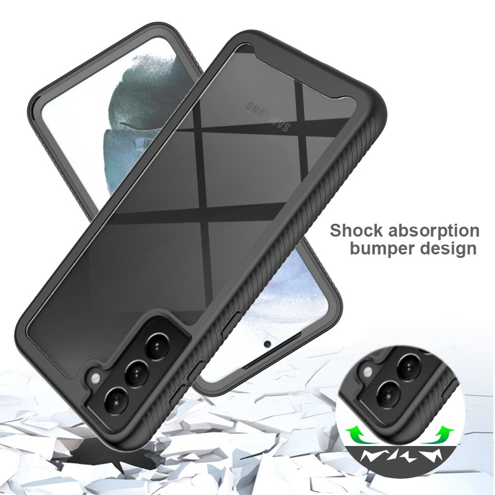 Samsung Galaxy S21 Plus Mobilskal Full Protection, Svart