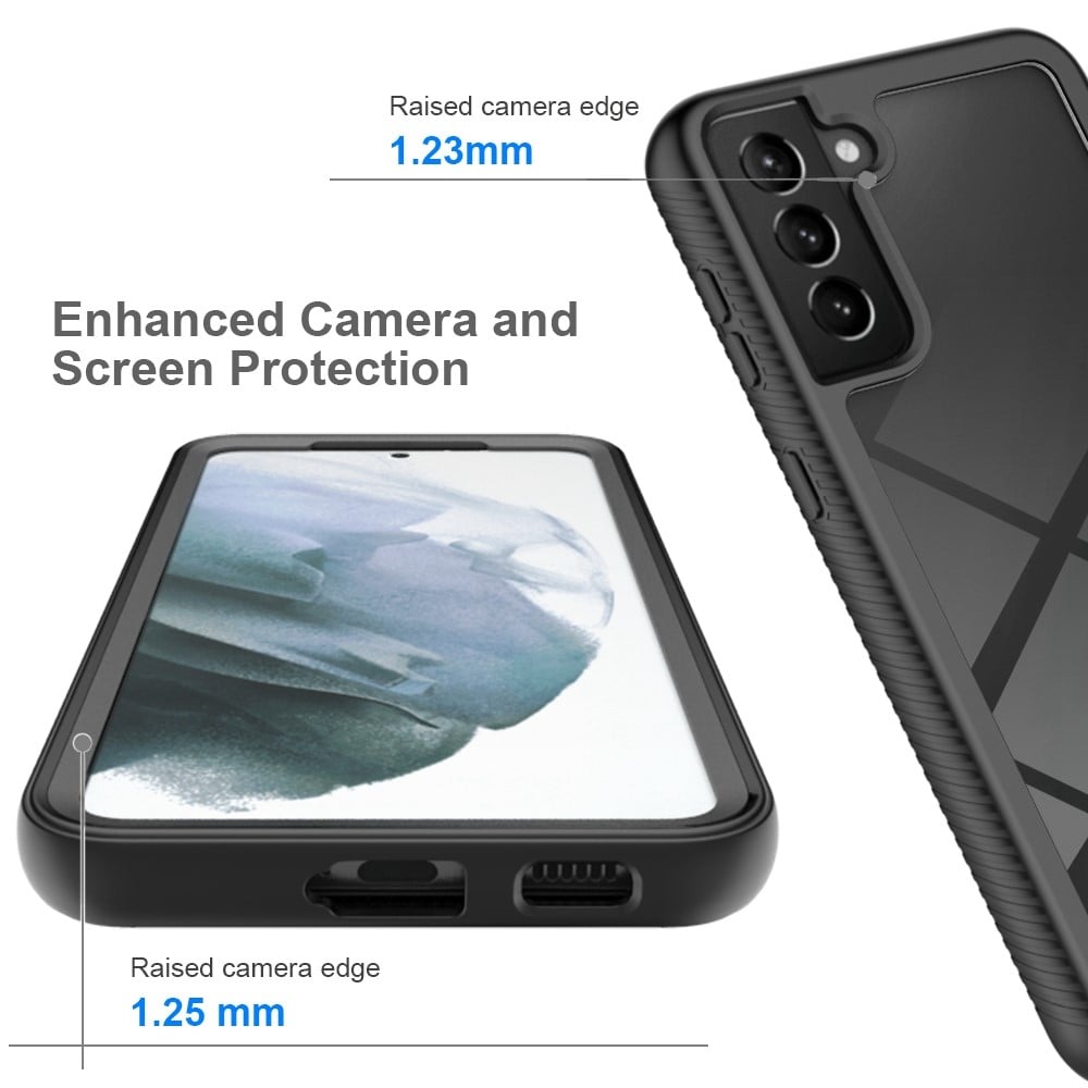 Samsung Galaxy S21 Plus Mobilskal Full Protection, Svart