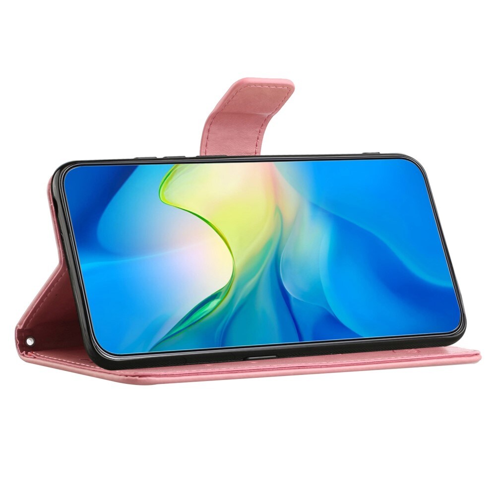  OnePlus 10T Mobilfodral med fjärilar, Rosa