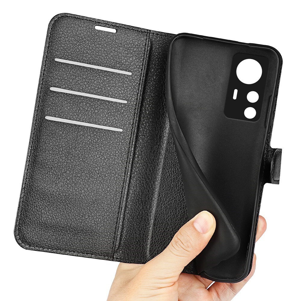 Xiaomi 12T/12T Pro Enkelt mobilfodral, Svart