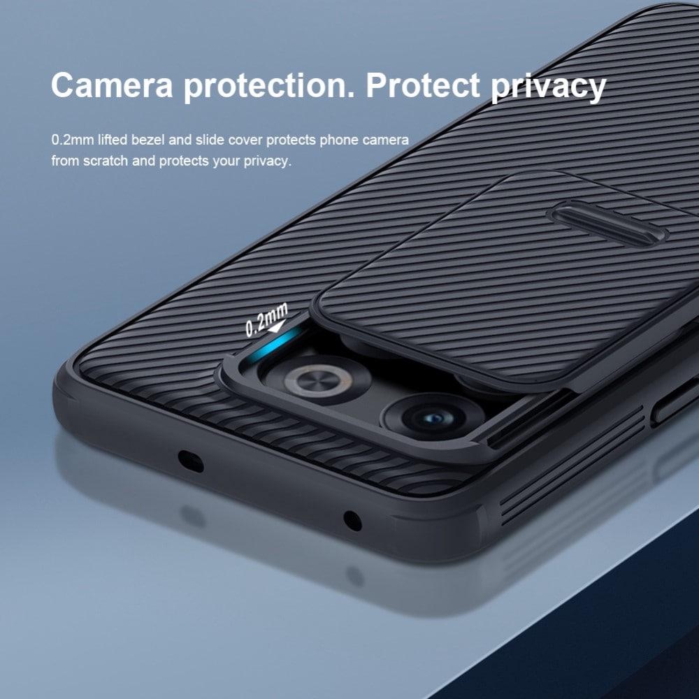  OnePlus 10T Skal med kameraskydd - CamShield, Svart
