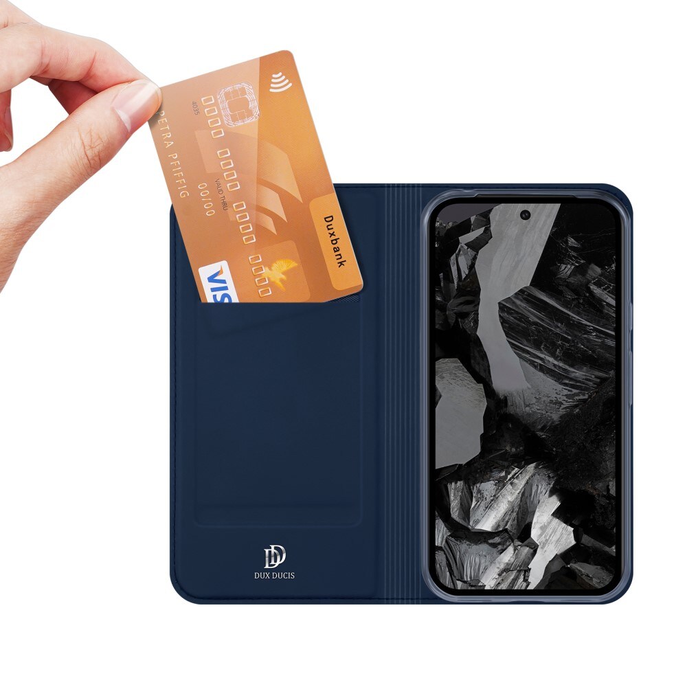 Google Pixel 8a Slimmat mobilfodral, Blå