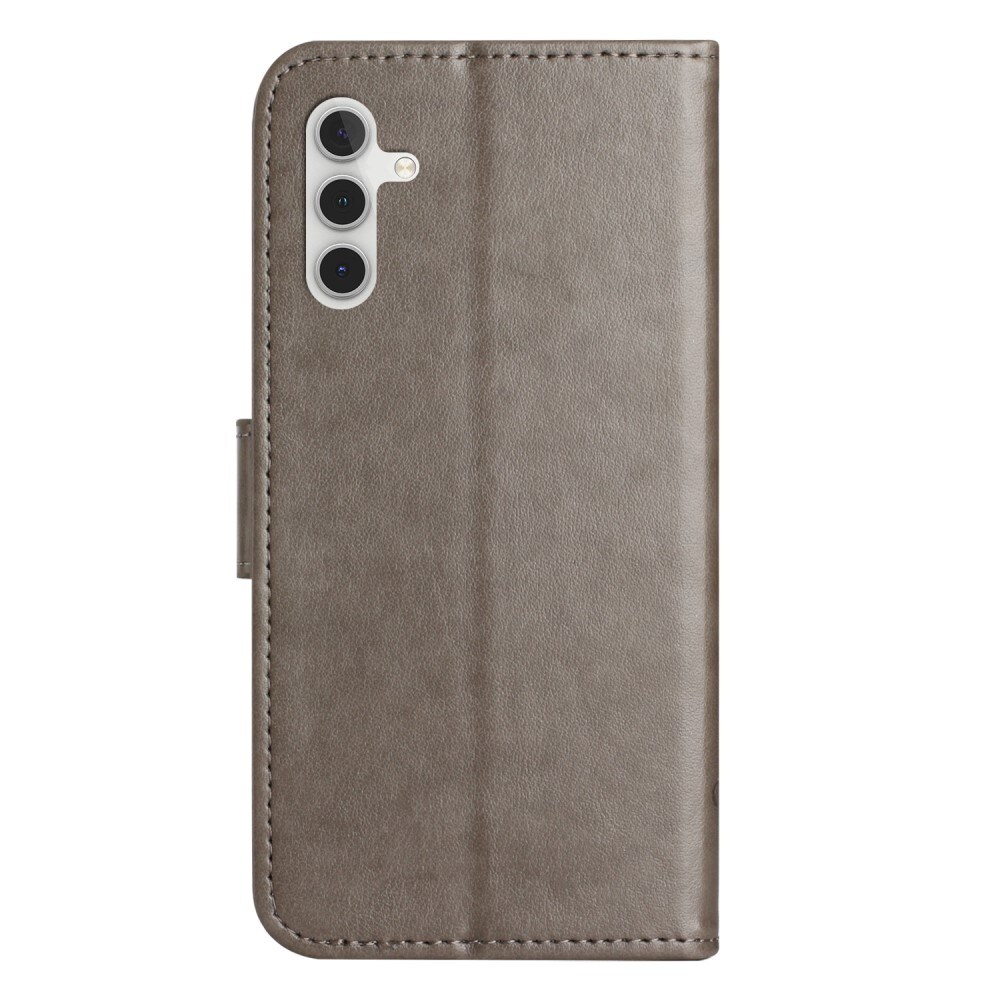 Samsung Galaxy S24 FE Mobilfodral med fjärilar, Grå