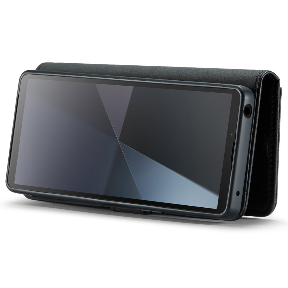 Sony Xperia 10 VI Plånboksfodral med avtagbart skal, Black